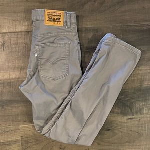 Boys Levi’s 511 Slim Gray Dress Pants, 16 Reg 28x28